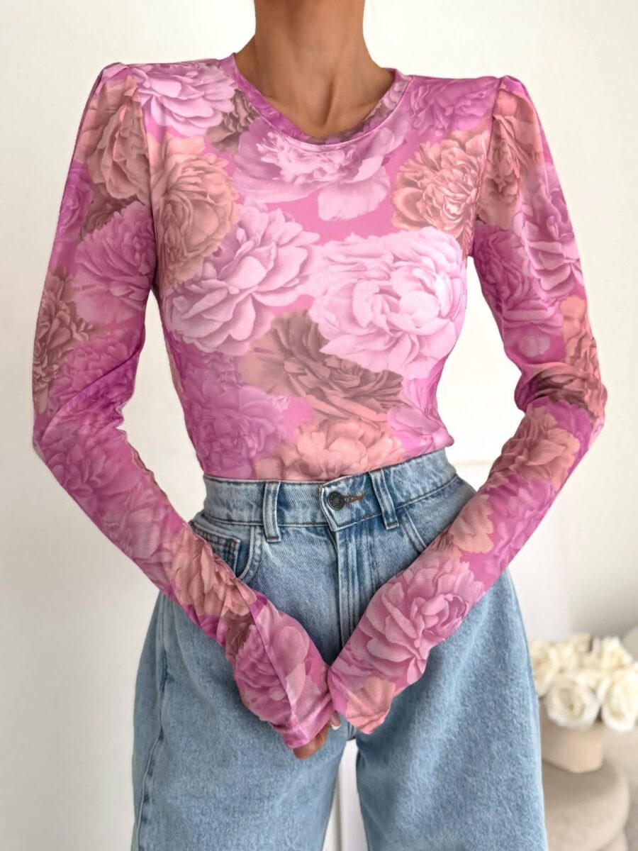 Selfie Bluzeczka Siateczka Różowo Mi 109 zł