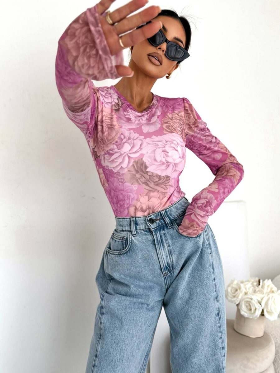 Selfie Bluzeczka Siateczka Różowo Mi 109 zł