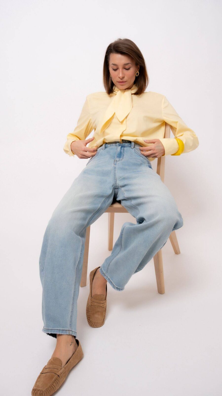 Lemonada Spodnie Jeansy Baloony Przetarcia 169 zł