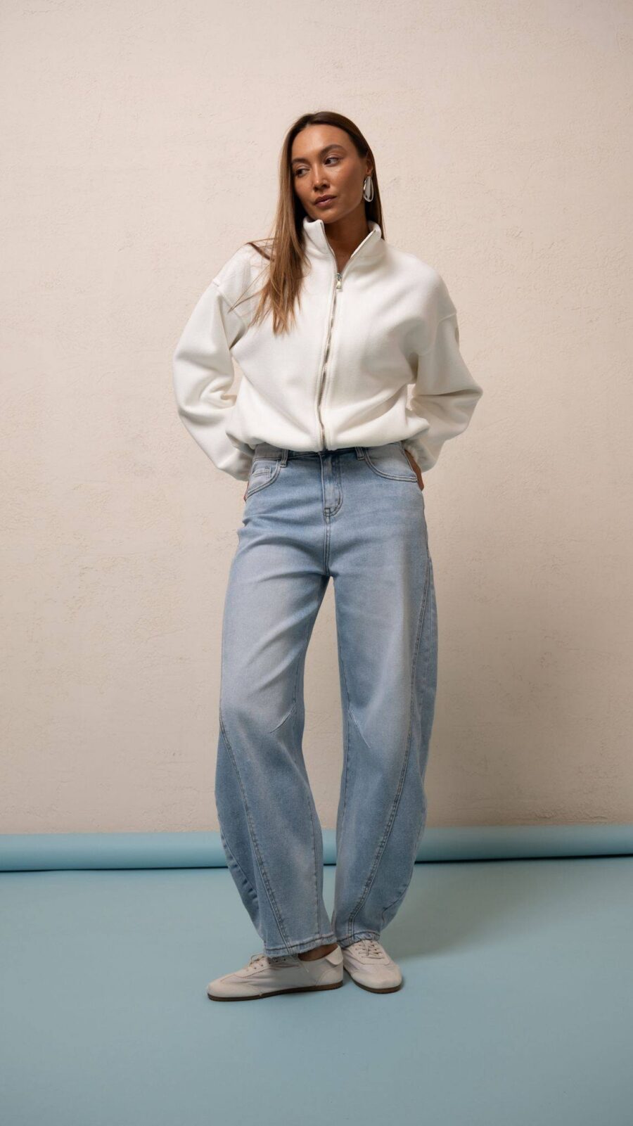 Lemonada Spodnie Jeansy Baloony Przetarcia 169 zł