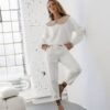 Xana Collection Bluza z Kołnierzykiem Śmietanka 169 zł