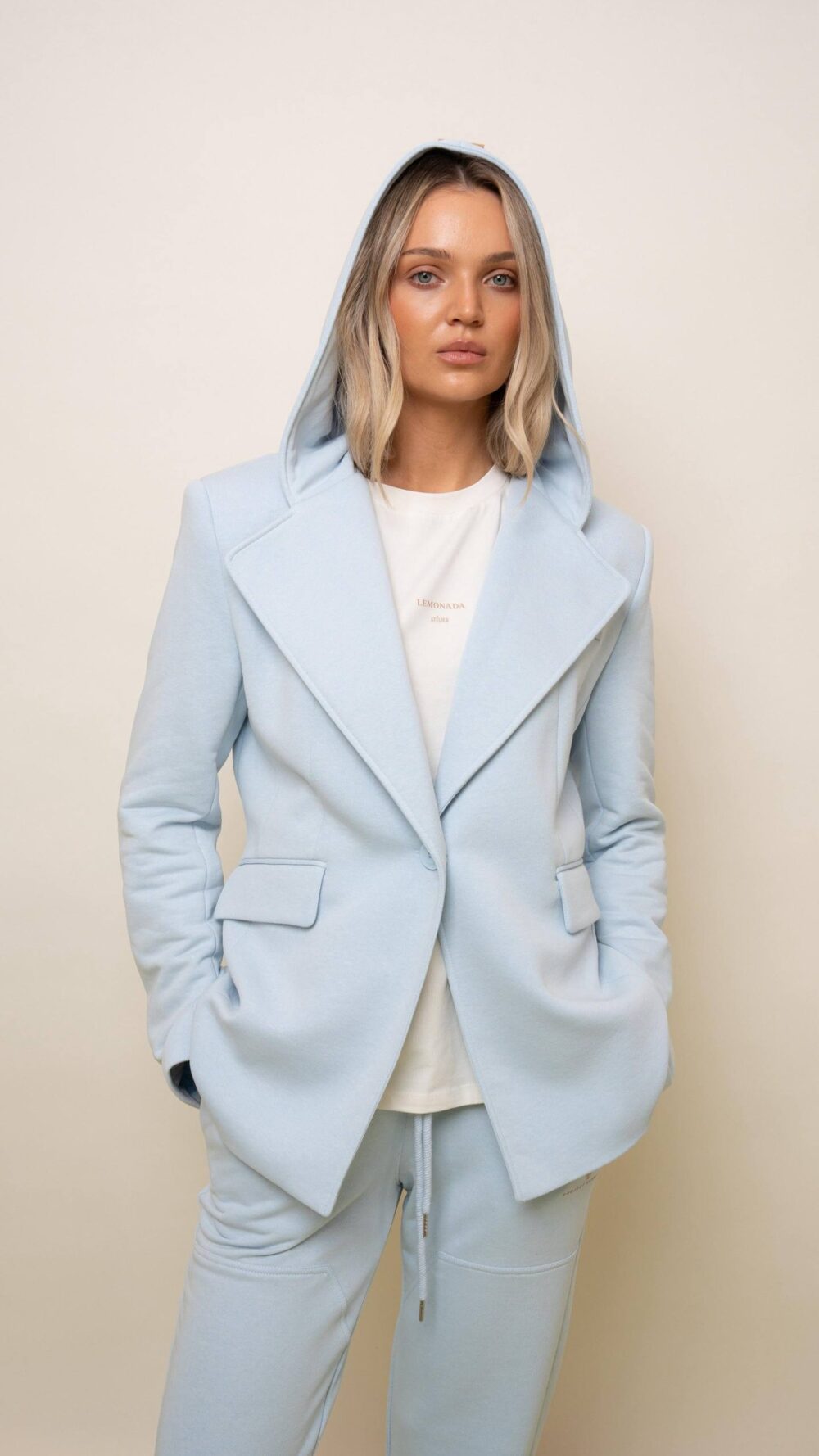 Lemonada Project Runway Żakiet Kaptur Błękitny 309 zł