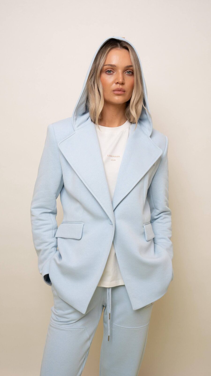 Lemonada Project Runway Żakiet Kaptur Błękitny 309 zł