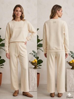 Lemonada Spodnie Dresowe Prosta Nogawka Jasny Beż 199 zł
