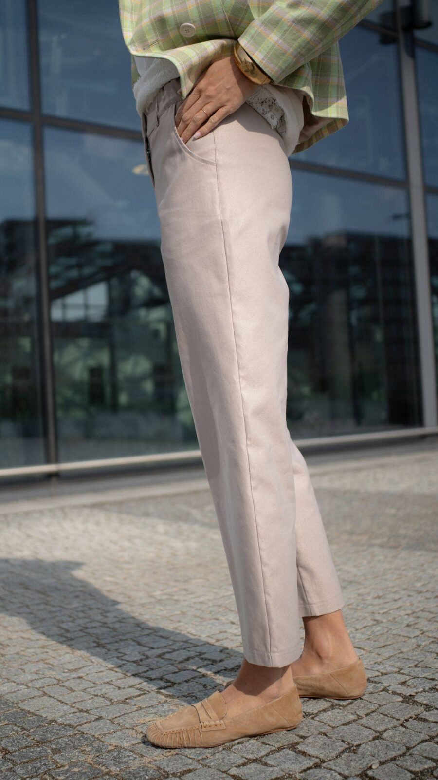 Lemonada Spodnie Momfit Jasny Beż 169 zł