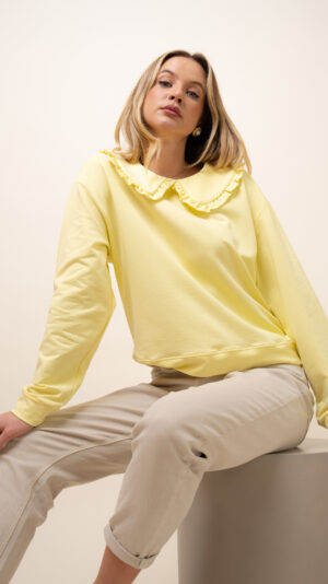 Lemonada Bluza Bawełniana z Kołnierzykiem Żołta 149 zł