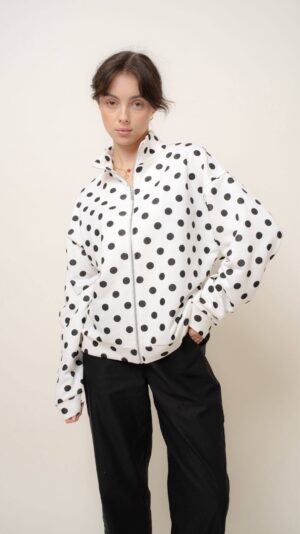 Lemonada Bluza Suwak Śmietanka w Czarne Grochy 189 zł