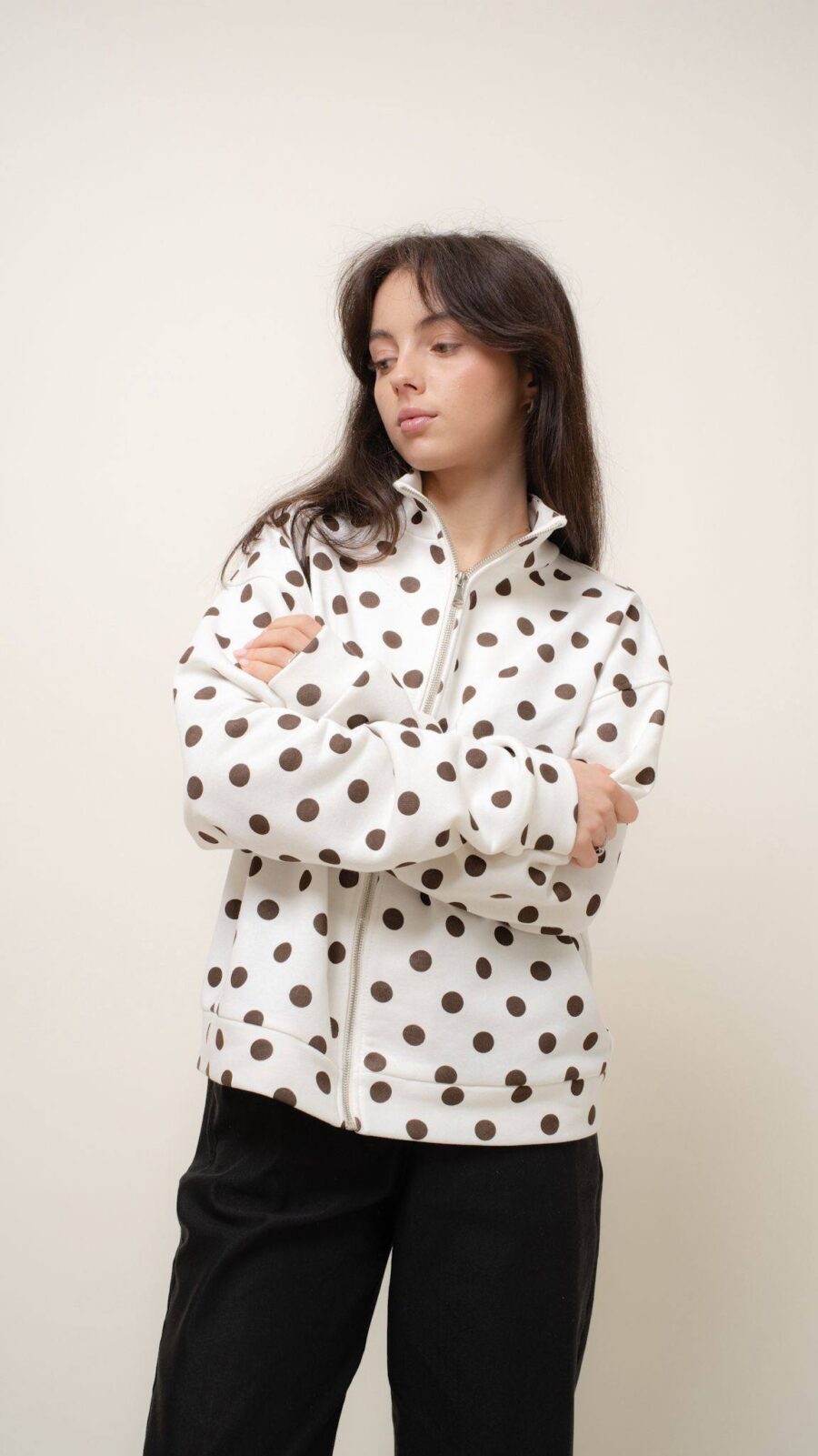 Lemonada Bluza Śmietanka w Czekolada Grochy 189 zł