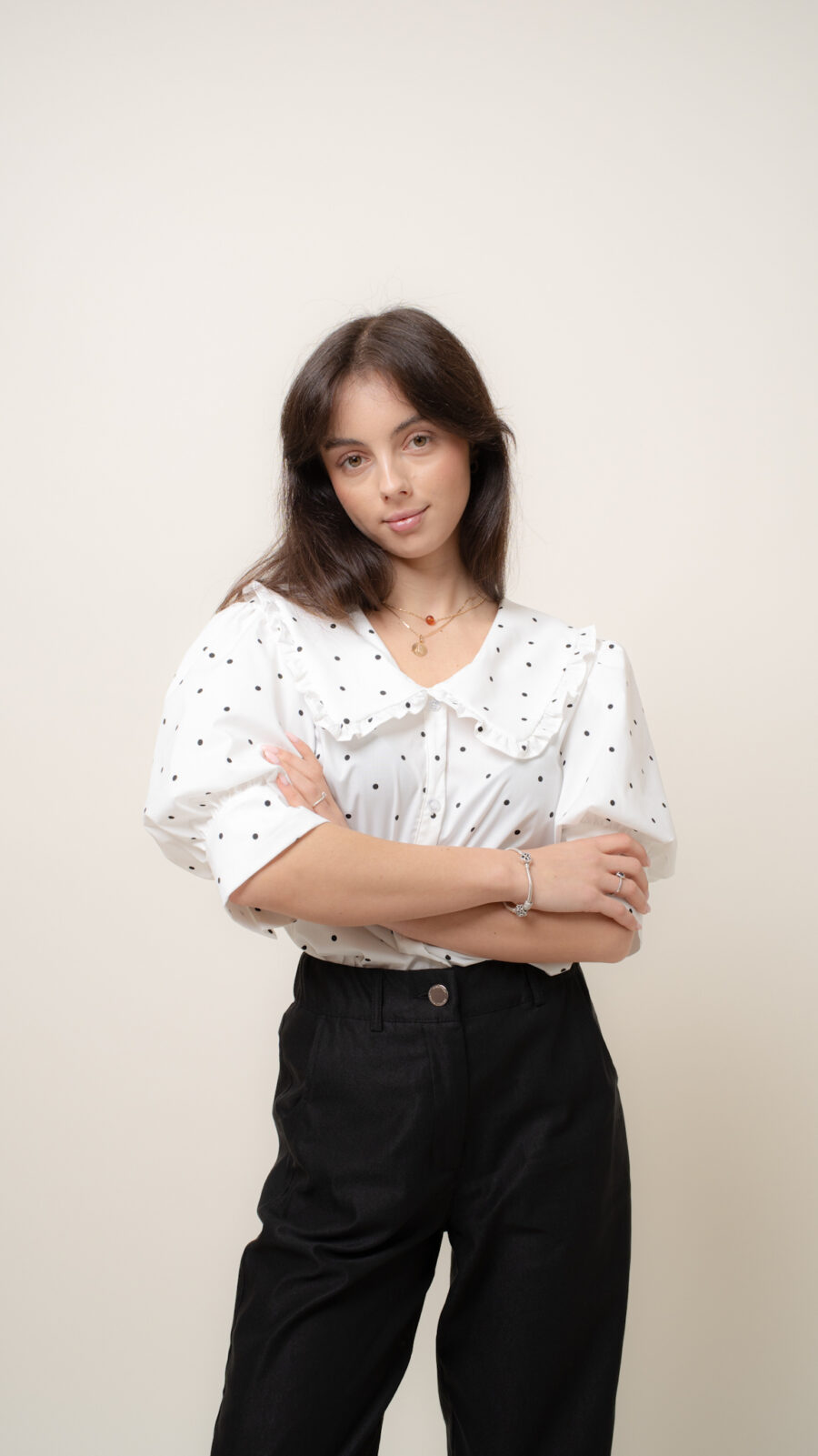 Lemonada Koszula Śmietanka w Czarne Groszki 169 zł