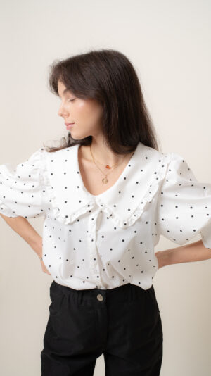 Lemonada Koszula Śmietanka w Czarne Groszki 169 zł