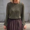 Lemonada Sweterek Ażurek Lidia Oliwka 169 zł