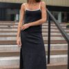 Lemonada Project Runway Sukienka Prążek Lamówka Czarna 159 zł