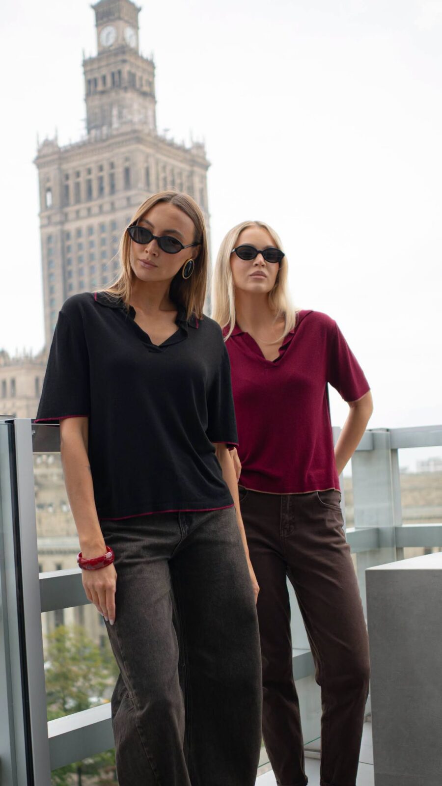Lemonada Sweterek Polo Anabell Wino 139 zł