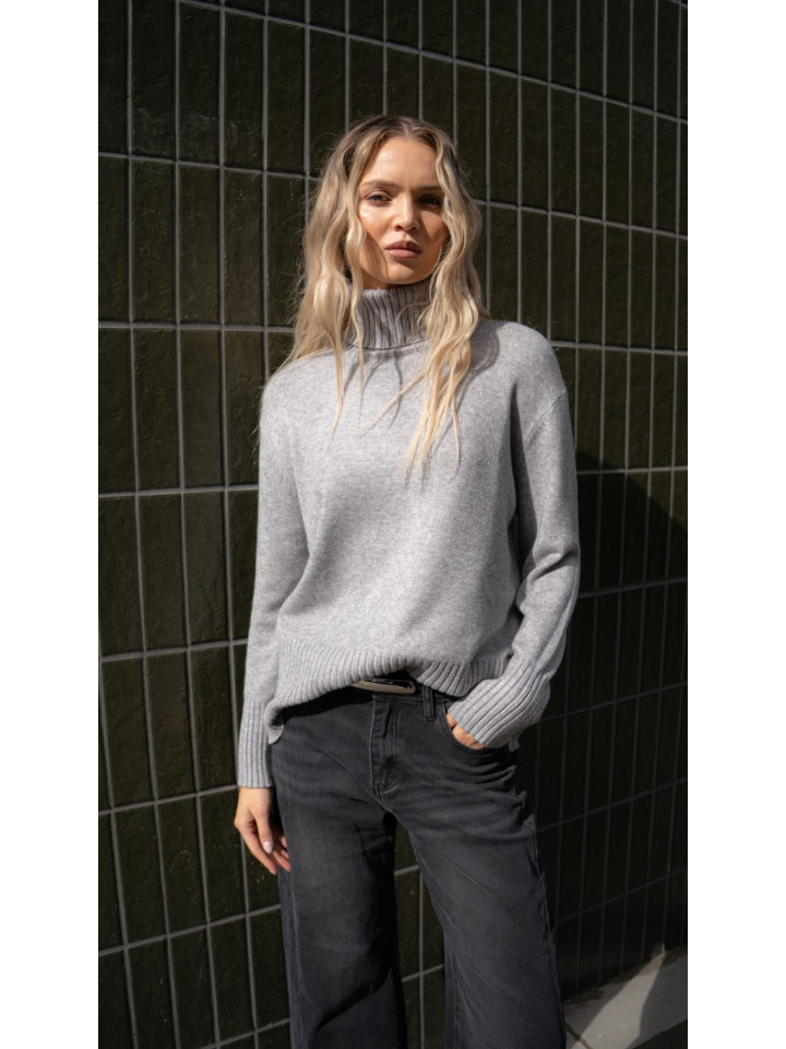 Lemonada Sweter Golf Walencja Szary 169 zł