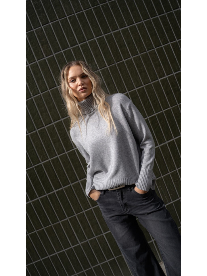 Lemonada Sweter Golf Walencja Szary 169 zł