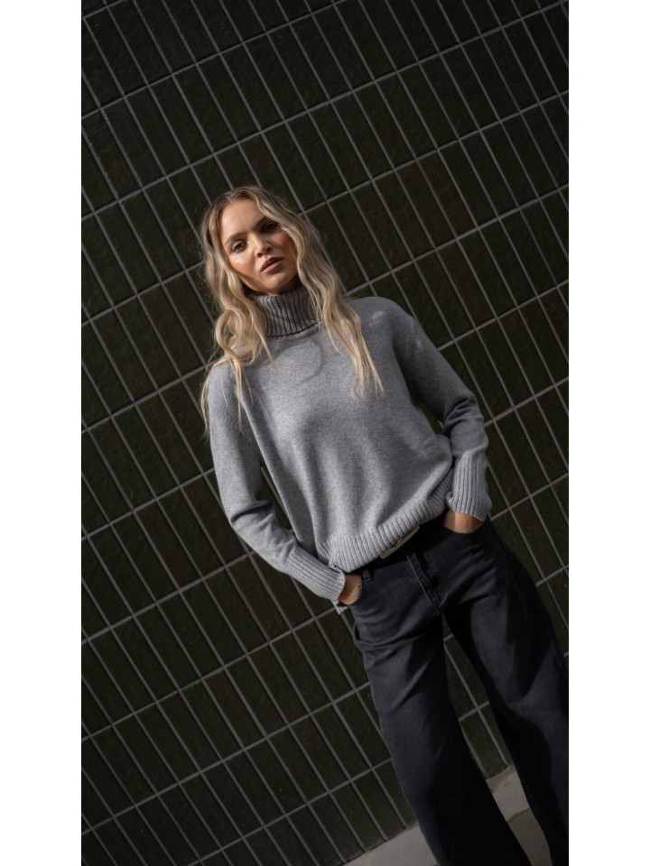 Lemonada Sweter Golf Walencja Szary 169 zł