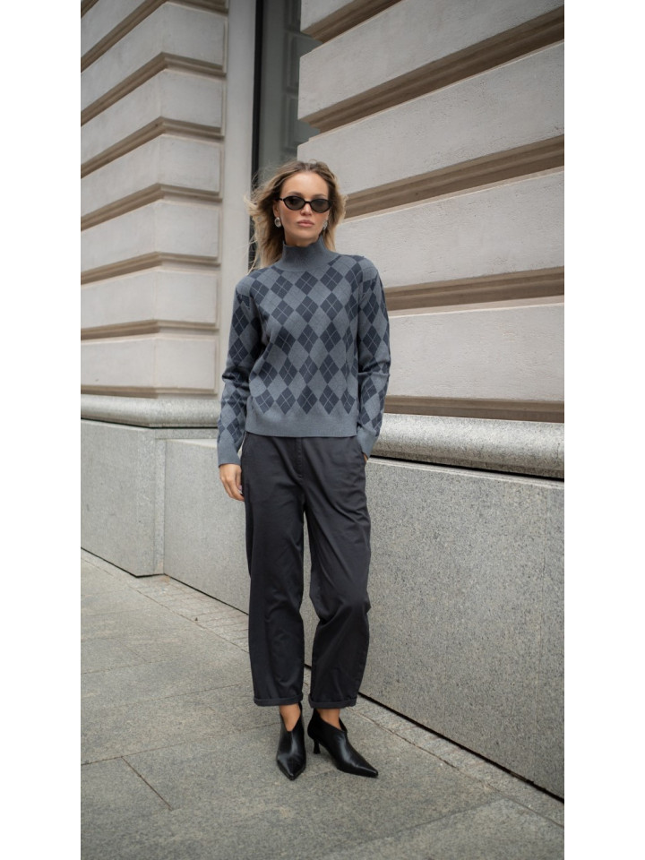Lemonada Sweter Romby Long Szary 169 zł