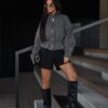 Xana Collection Kurtka Wool Szara 299 zł