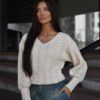 Xana Collection Sweterek Ażurek Beż 159 zł