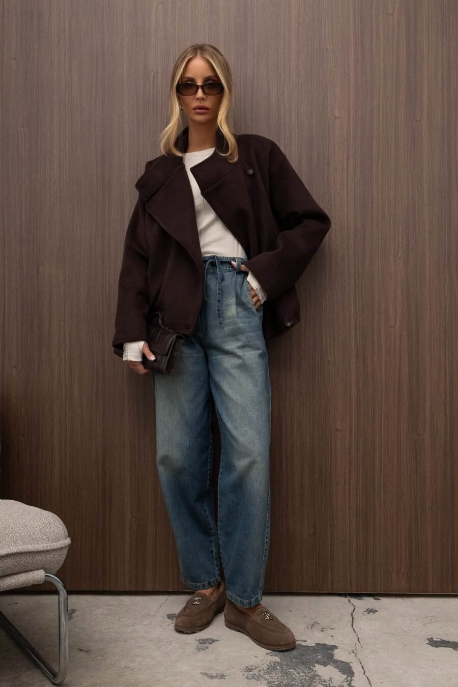 Xana Collection Kurtka Wool Sandra Czekolada 289 zł