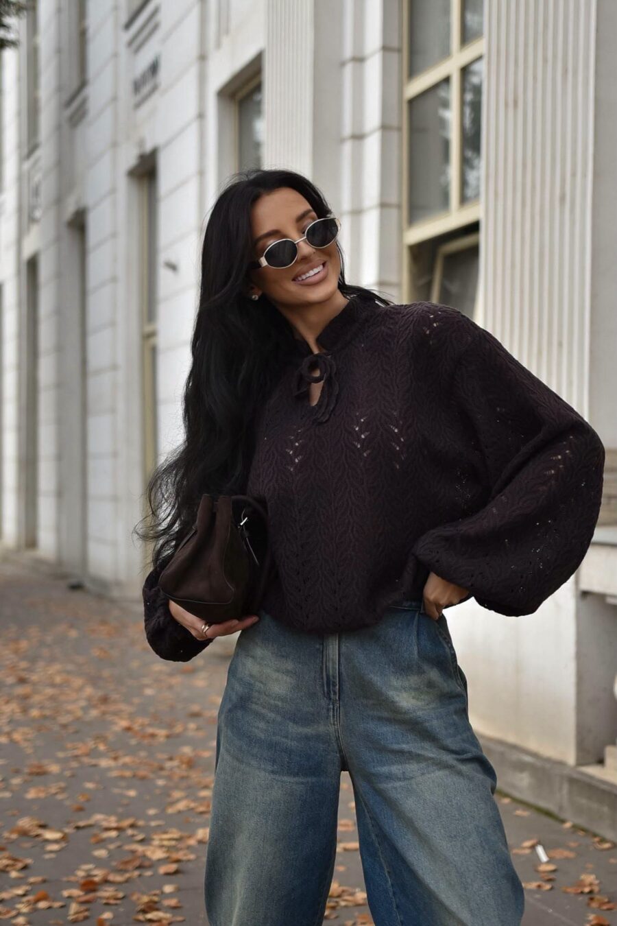 Xana Collection Sweter Bolonia Czekolada 159 zł