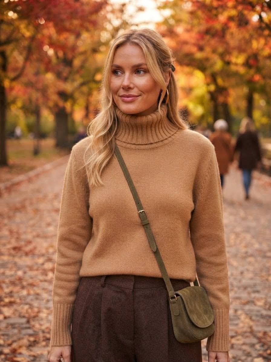 Lemonada Sweter Golf Walencja Kamel 169 zł